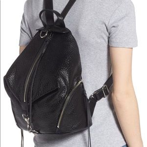 Rebecca Minkoff Julian Leather Backpack Black